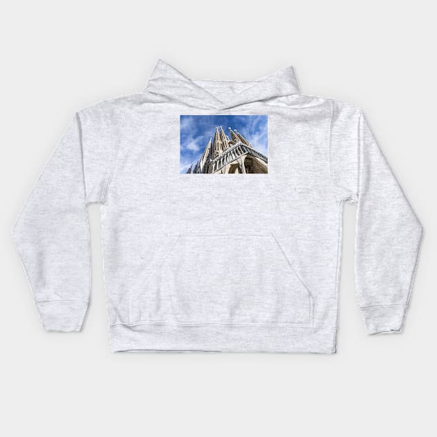 Sagrada Familia Kids Hoodie by Memories4you